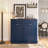 40 in. W x 14 in. D x 36 in. H Ready to Assemble Floor Base Tilt-Out Trash Kitchen Cabinet with 2-Drawer Trash Can not included-108845593