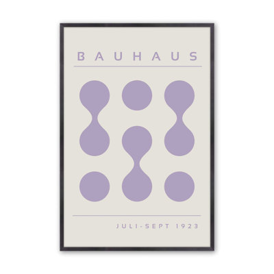Mauve Bauhaus Flow I, impression