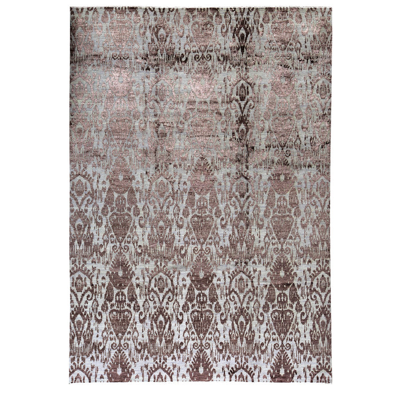 Hand Knotted Area Rug in Multi