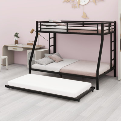Metal Bunk Bed With Trundle