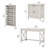 Huckins 3 Piece Writing Desk Office Set-1587439690