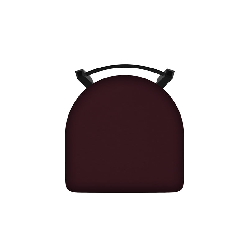 Tabouret de bar 821 Catalina, Bordeaux Canter, Noir froissé, Tabouret de comptoir (assise de 25 po de hauteur)