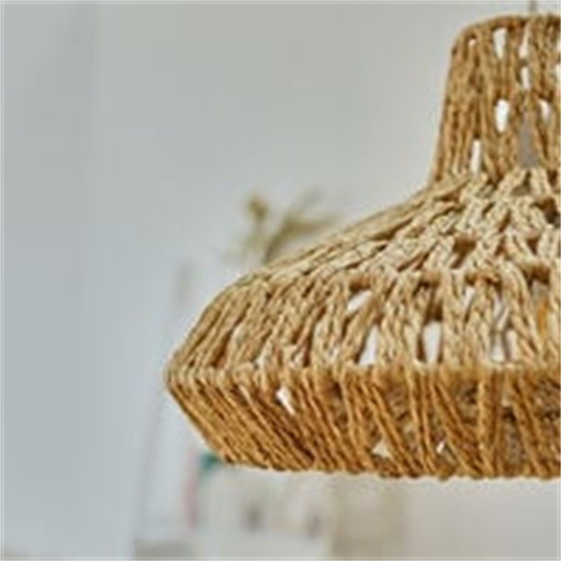 Paper Bowl Lamp Shade in Brown