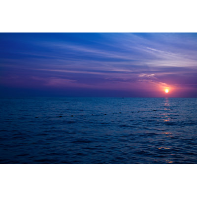 Apodaca Sunset Over Crystal - Wrapped Canvas Print