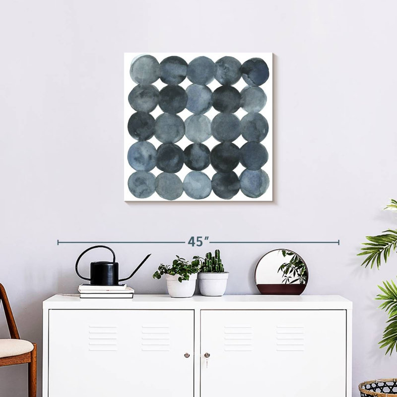 Avery Blue Grey Density II, 24" H x 24" W