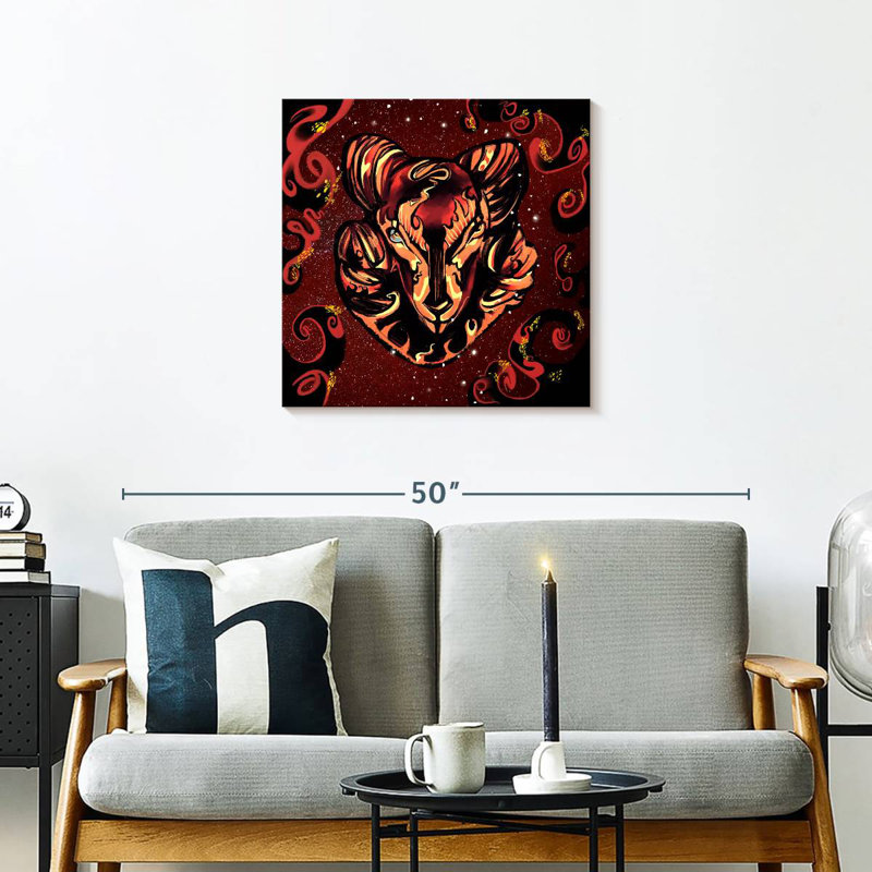 Adella Zodiac Collection Aries, 24" H x 24" W