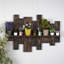 Socorro Solid Wood Floating Shelf with Adjustable Shelves