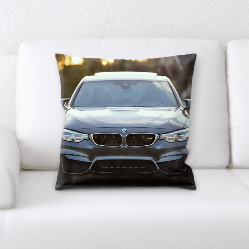 Housse et insert de coussin carré Bmw