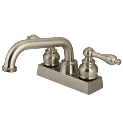 Kingston Brass Two-Handle 2-Hole Deck Mount Laundry Faucet
