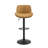 Almeida Swivel Upholstered Adjustable Height Bar & Counter Stool with Metal Frame-2083605029