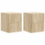 33cm W Manufactured Wood Bedside Table