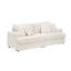 Canapé 79,3 po en velours côtelé moderne 3 places avec 4 coussins décoratifs-102079716-116190550