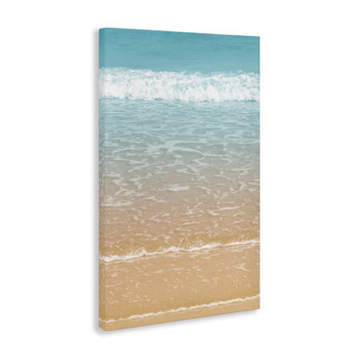 Art mural sur toile Clear Waters Shore par Nataly White