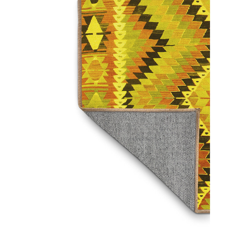 Latoyra Washable Southwestern Indoor Rug, Rectangle 2' x 3'