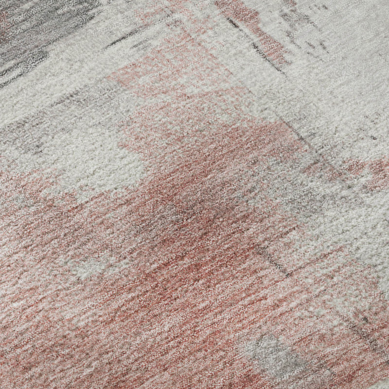 Premium Machine Washable Mehara AMF1685 Abstract Rug, Rectangle 2'6" x 3'10"