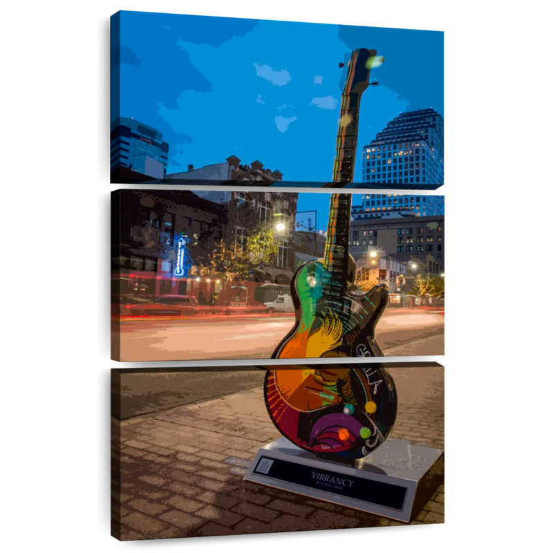 Guitare Abarca Austin au Texas, H 38 po x l 24 po