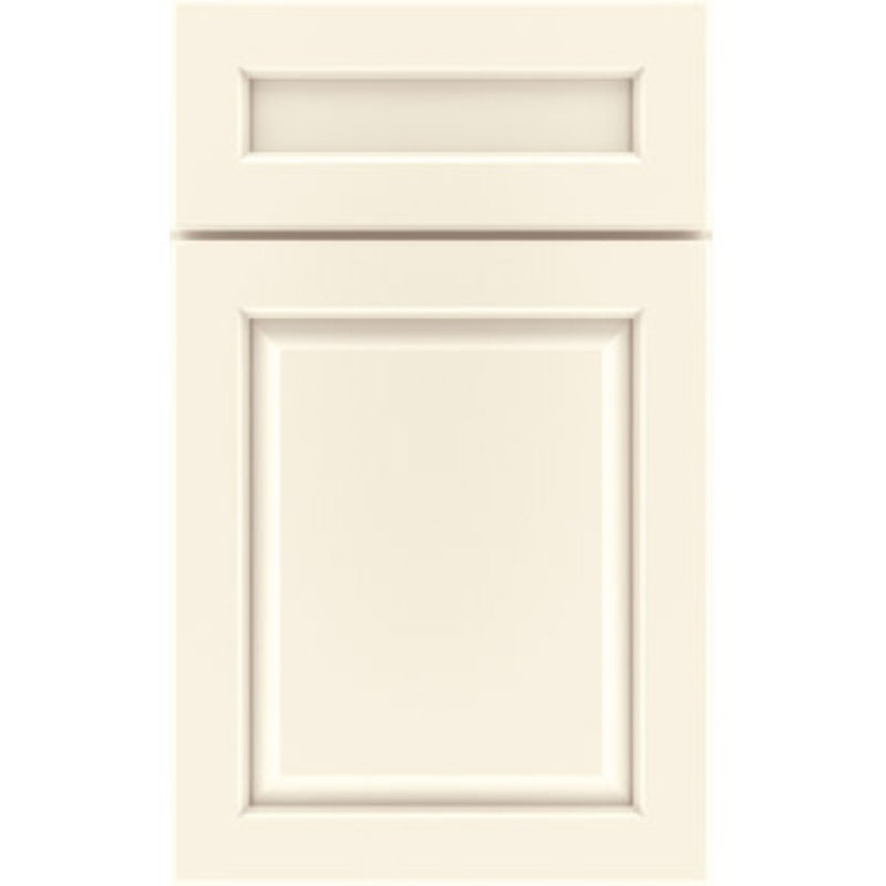 Dwelling Value Greystone Door Sample, Sweet Cream, Painted Hardwood