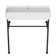 Durable Bathroom Console Sink With Overflow, Versatile For Various Environments