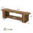 62.6"W Bench with Storage, 2-Tier Design