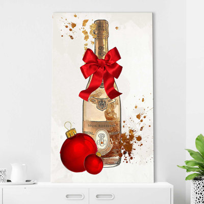 Pop Fizz Clink Gold Christmas (Vertical) par By Jodi - impression