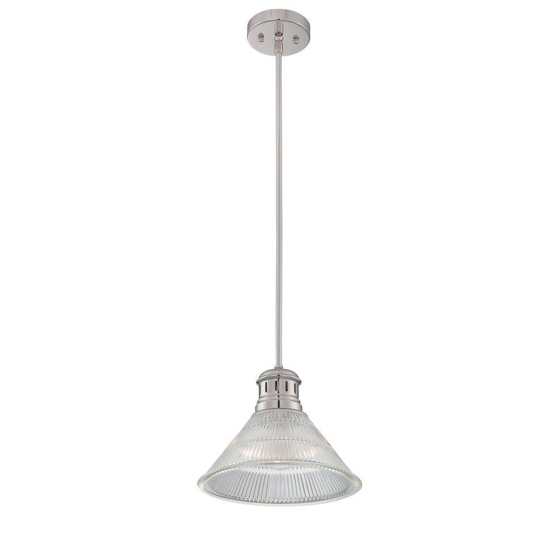 Canchola 1 - Light Polished Steel Single Pendant