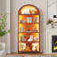 175cm H x 75cm W Bookcase with Tri-Color Sensor Light-1241973993