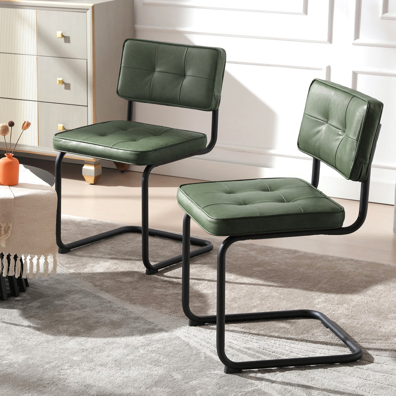 Aveon Upholstered Dining Chair, Green