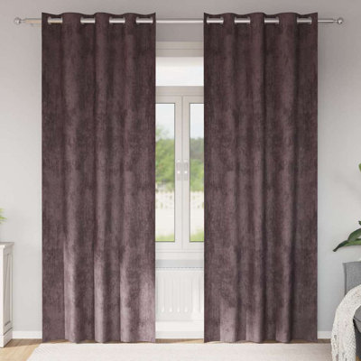Alithia Velvet Room Darkening Curtain Pair