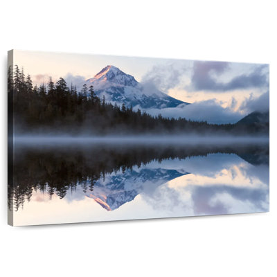 Alvord Foggy Mount Hood Sunrise