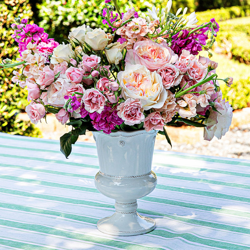 Berry & Thread Petite Parterre Garden Vase, 8" H x 6" W x 6" D