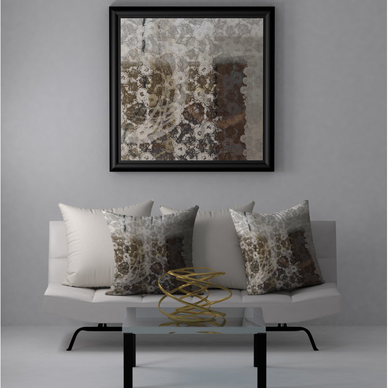 Housse de coussin carrée/insert, 18 po x 18 po