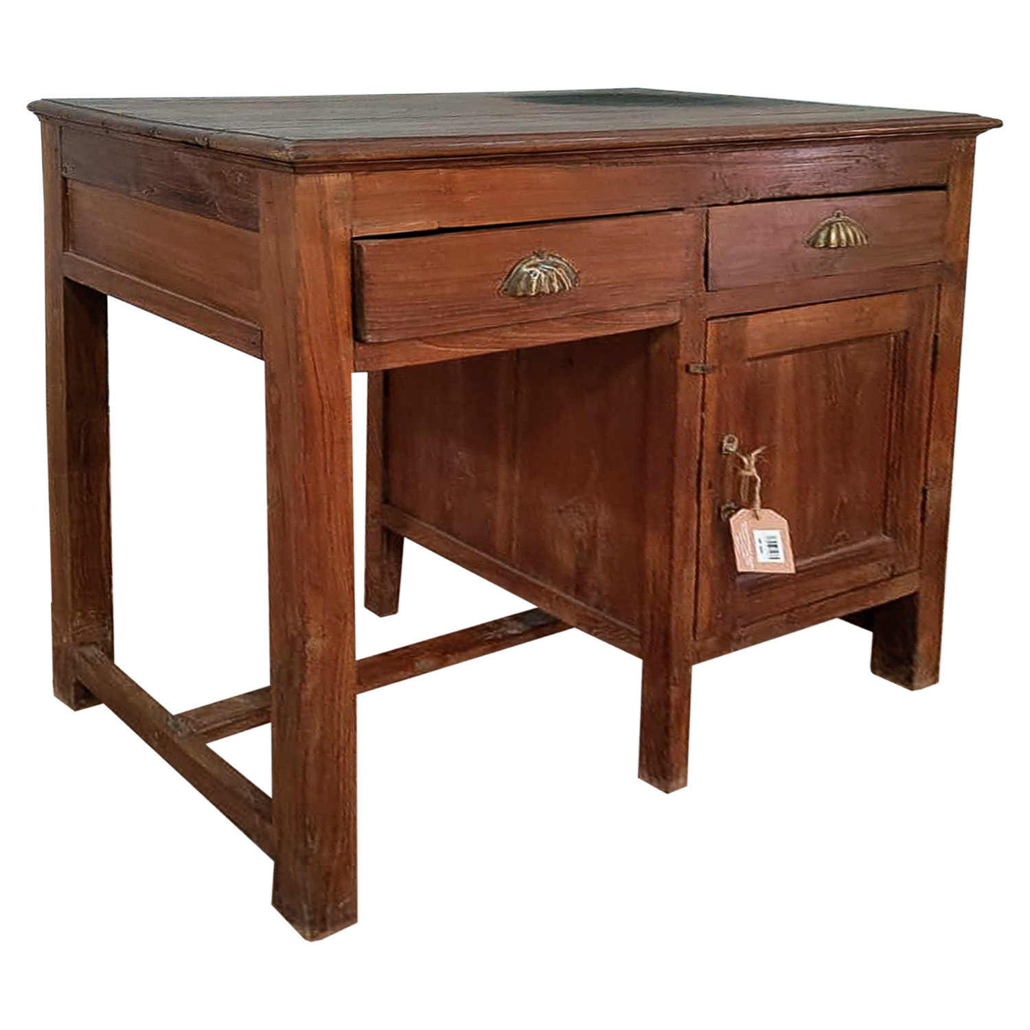 Solid oak library deals table