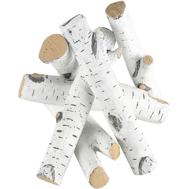 Bûches décoratives en bois