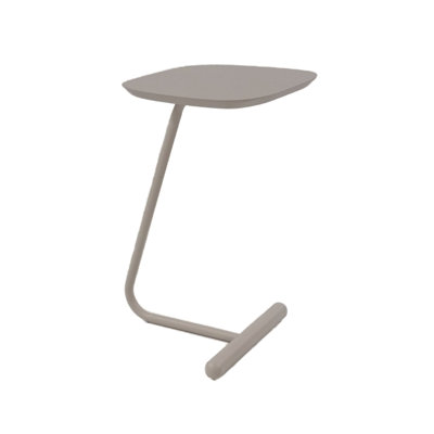 ELI Modern Coffee Table With Melamine Top And Powder-Coated Metal Legs, Rectangular Living Room Table