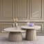Table basse en aluminium avec base à texture ciseau-107272278-107272282
