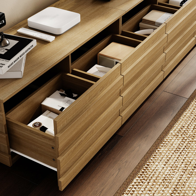 78.7'' W 4-Drawer TV Stand Media Console