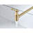 Brushed Gold Pot Filler Faucet Wall Mount - Foldable, 360 Turning, Brass, Double Handles For Flawless Water Flow, Surface, Space Saving Kitchen Fixture Modern Home Mounted Folding In Rotatable,-771202583