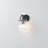 1- Light Wall Sconce with Textured Glass Shade-496140172