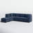 Wide Modular Corner Sectional with Ottoman-819335994
