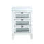 Table de bout en miroir, table d'appoint avec 3 tiroirs de rangement
