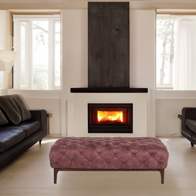 Banc en bois nubuck