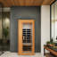 Sauna intérieur encastré à infrarouge lointain Hemlock