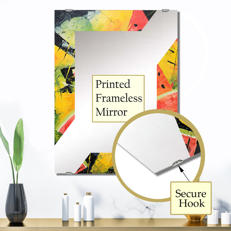Miroir mural Torvald - Melon MIR135292, 32 po x 24 po