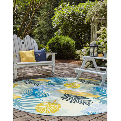 Windall Indoor/Outdoor Modern Area Rug