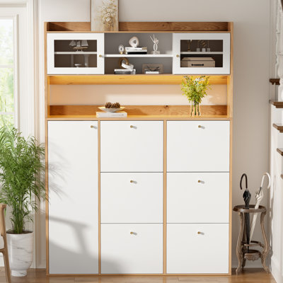 24 Pair Shoe Storage Cabinet