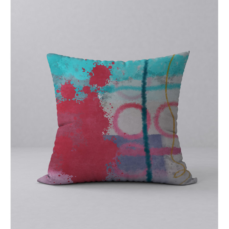 Reversible Throw Pillow, 24" x 24"
