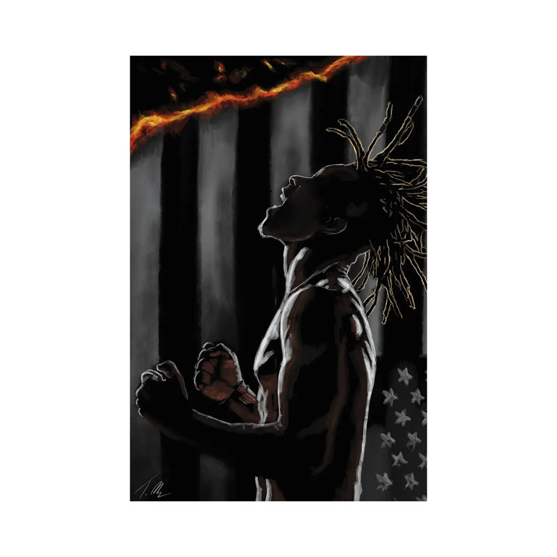 Mask Off by Tafari Mills - Wrapped Canvas Gallery-Wrapped Canvas Giclée, 12" H x 8" W, Wrapped Canvas