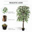 160cm Faux Ficus Tree in Pot