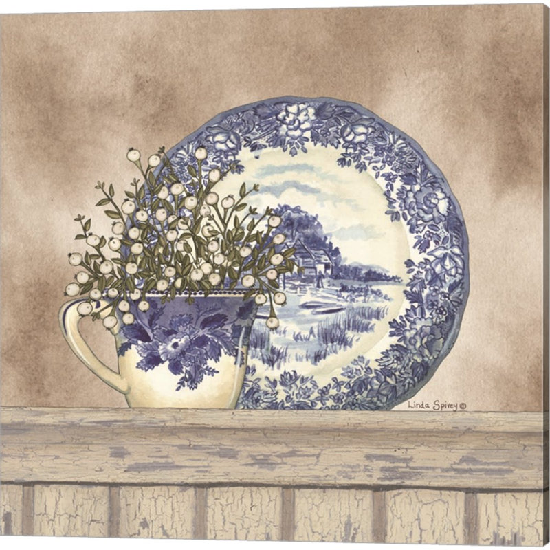 " Farmhouse Blues I & II " by Linda Spivey 2 - Pieces