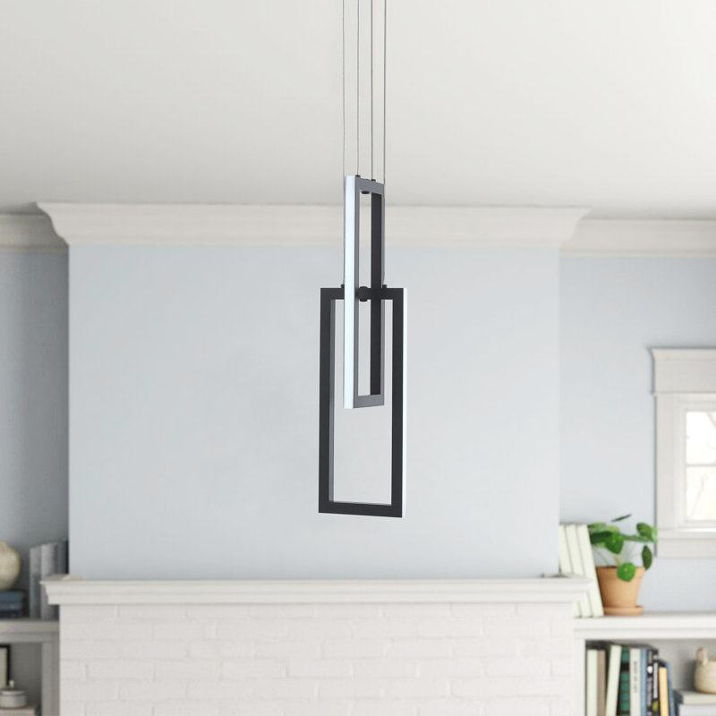 Marazi 2 - Light LED Unique/Statement Pendant, Black